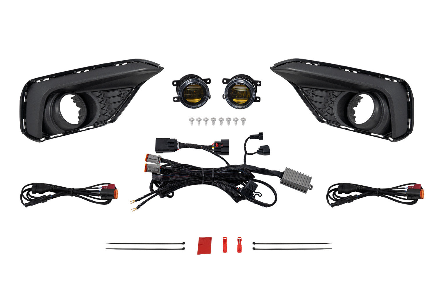 Diode Dynamics 2024 Ford Mustang Elite Series Add On EcoBoost Yellow Fog Lamp Kit DD7960