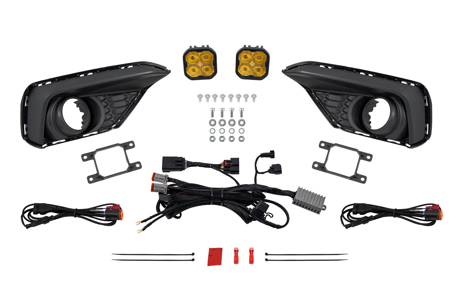 Diode Dynamics 2024 Ford Mustang SS3 Add-On EcoBoost Yellow Pro Fog Lamp Kit DD7964