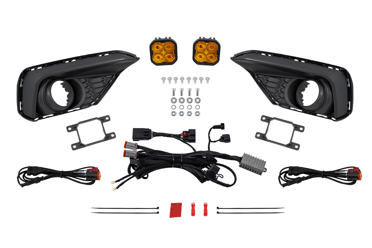 Diode Dynamics 2024 Ford Mustang SS3 Add-On EcoBoost Yellow Max Fog Lamp Kit DD7966