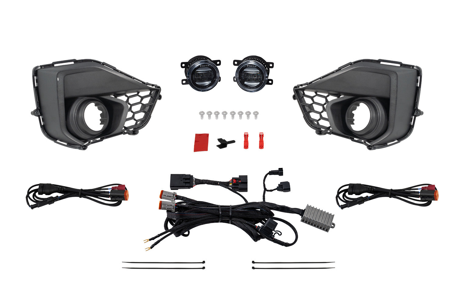 Diode Dynamics 2024 Ford Mustang GT Elite Series White Add-On Fog Lamp Kit DD7968