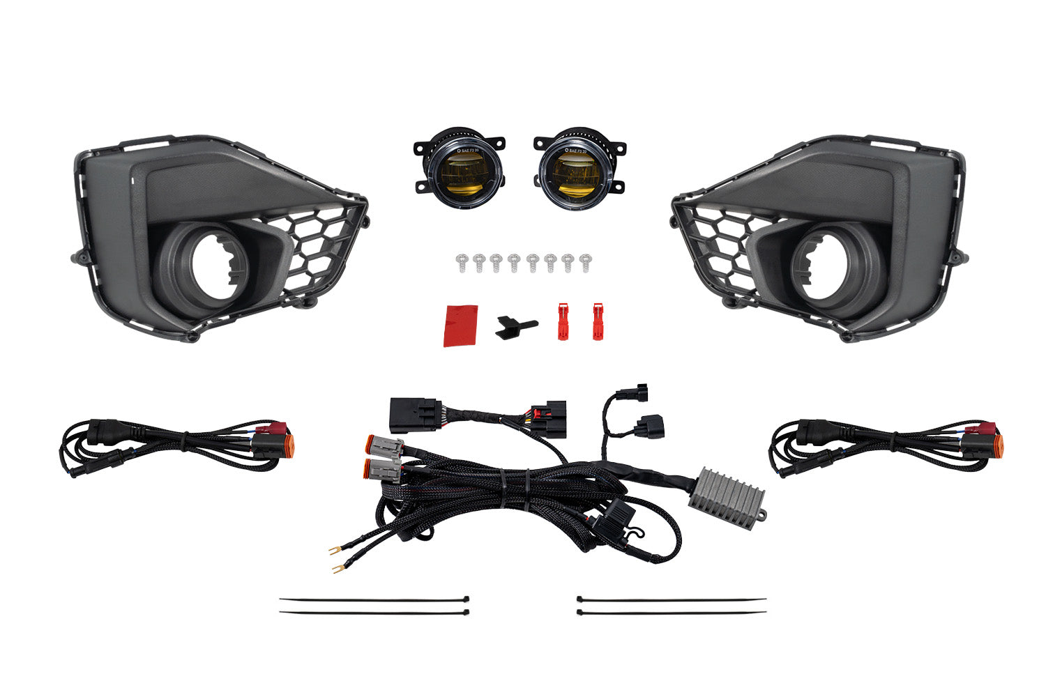 Diode Dynamics 2024 Ford Mustang GT Elite Series Yellow Add-On Fog Lamp Kit DD7969