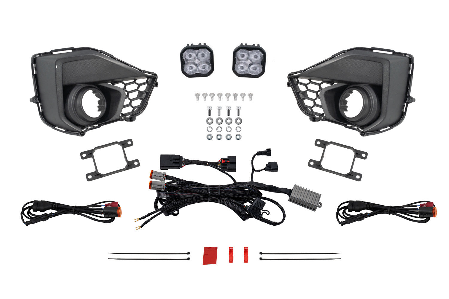 Diode Dynamics 2024 Ford Mustang GT White Max SS3 Add-On Fog Lamp Kit DD7974