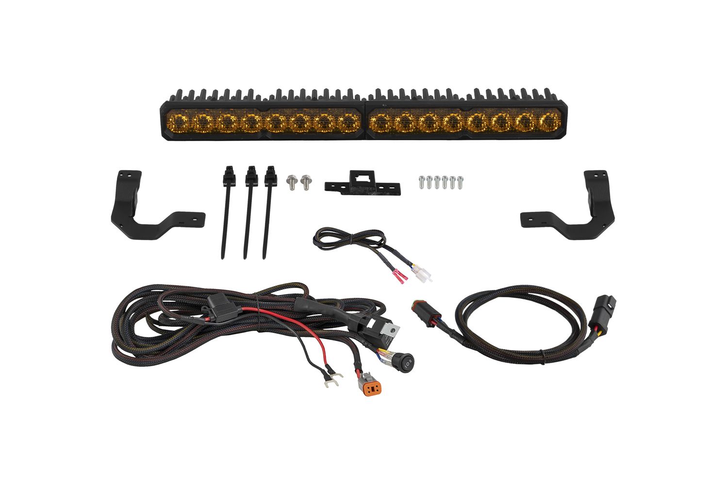 Diode Dynamics 2024-2026 Toyota Tacoma TRD Grille Lightbar SS20 Pro Yellow Combo DD8061