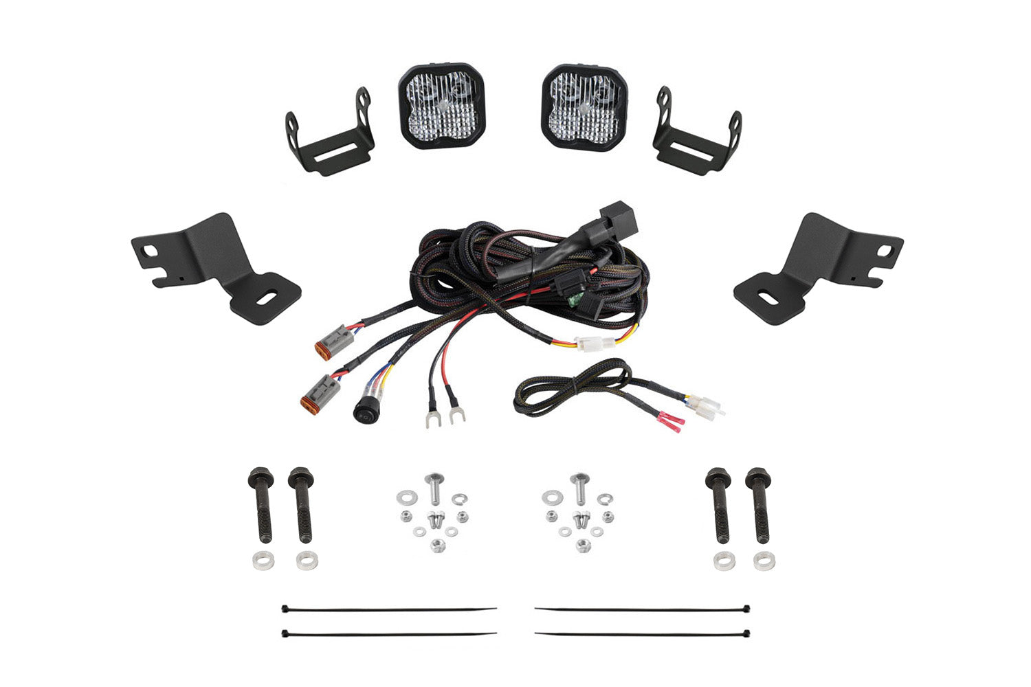 Diode Dynamics 2019-2024 Polaris RZR XP Stage Series SS3 Sport White Combo Ditch Light Kit DD8080