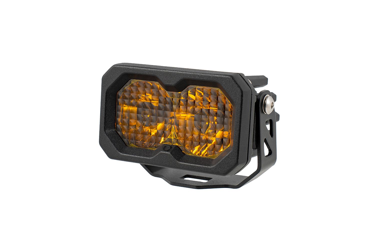 Diode Dynamics C2 2.0 Max Yellow Driving Standard ABL Single LED Light Pods DD8243S