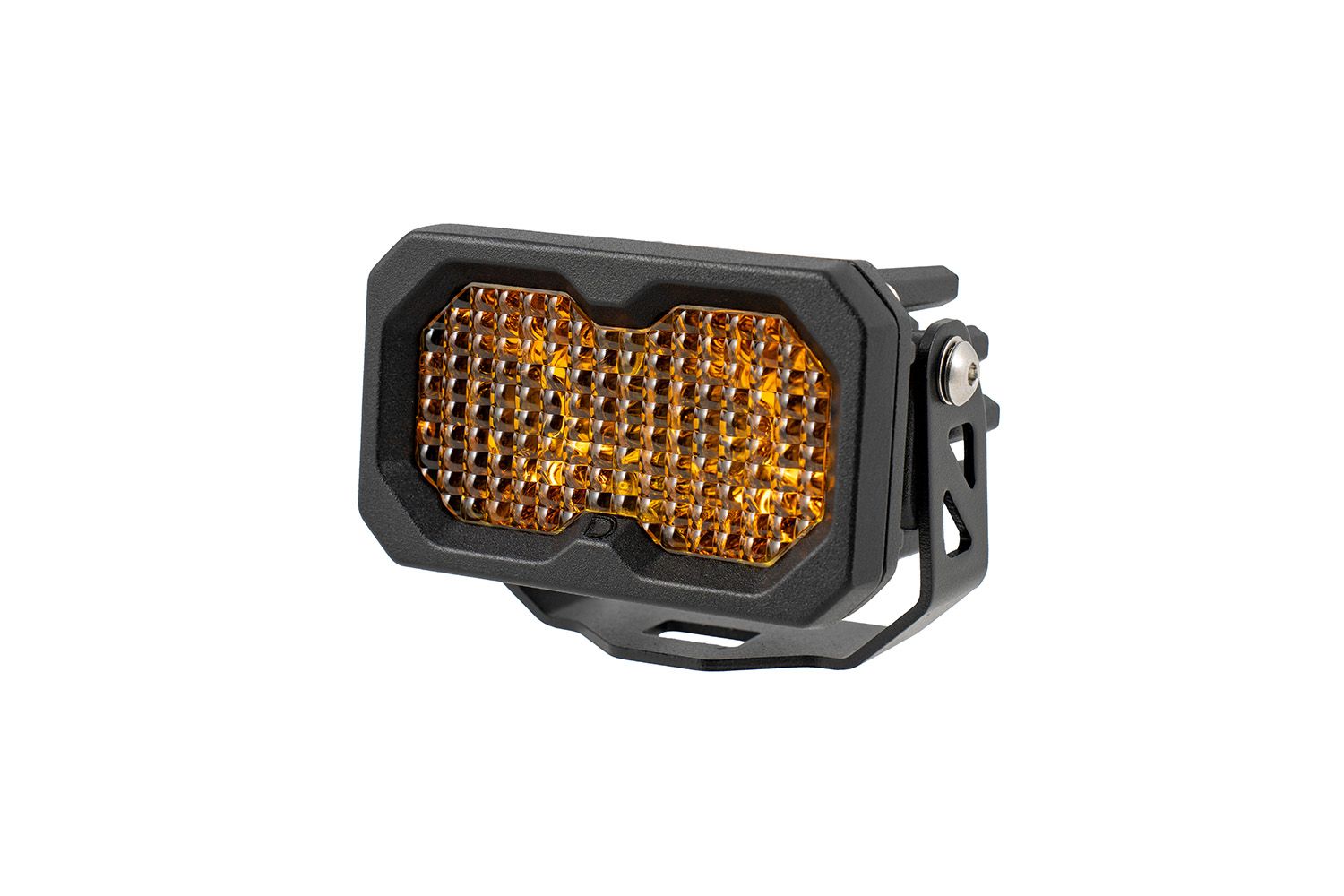 Diode Dynamics C2 2.0 Max Yellow Flood Standard ABL Single LED Light Pods DD8117S