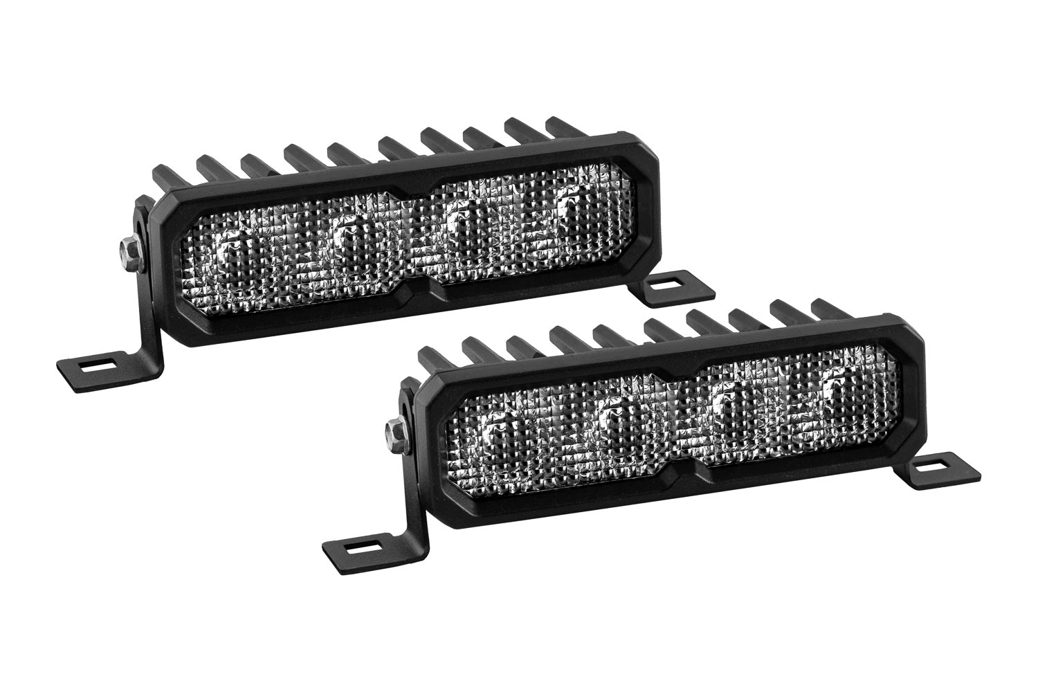 Diode Dynamics SS6 Sport White Flood Standard ABL Pair LED Light Bar DD8139P