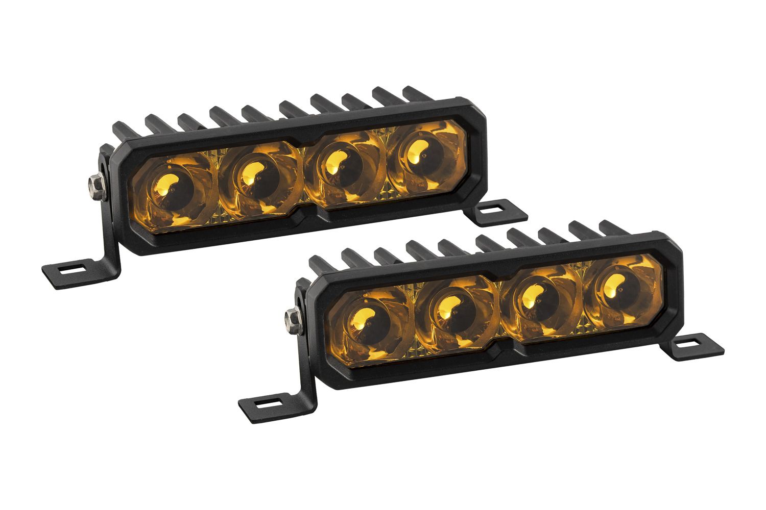 Diode Dynamics SS6 Max Yellow Spot Standard ABL Pair LED Light Bar DD8167P