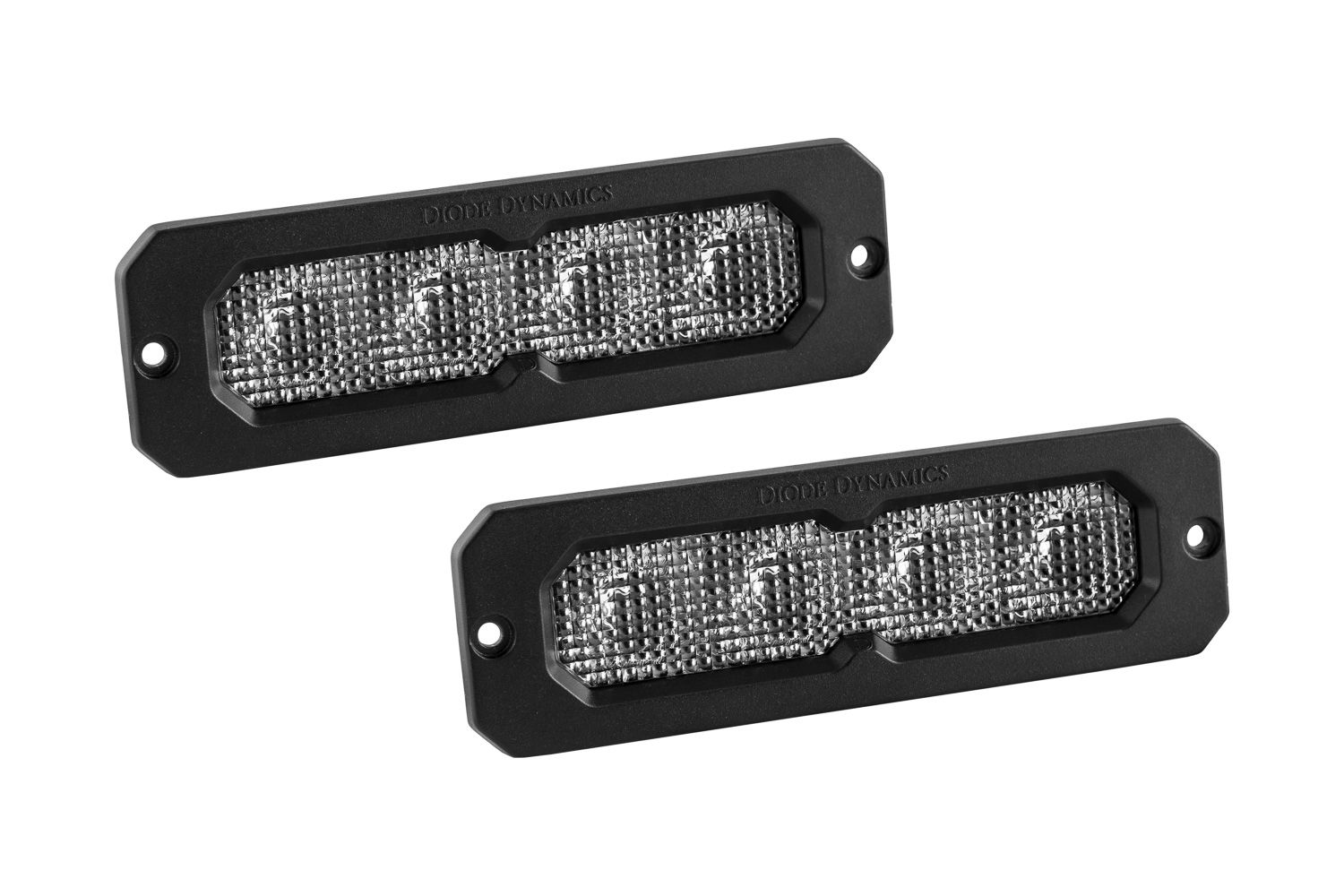 Diode Dynamics SS6 Pro White Flood Flush RBL Pair LED Light Bar DD8172P