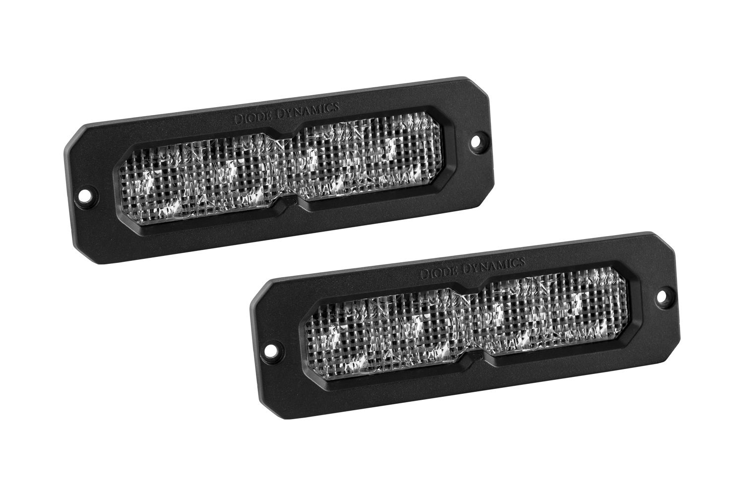Diode Dynamics SS6 Max White Combo RBL Flush Mount LED Light Bar Pair DD8178P