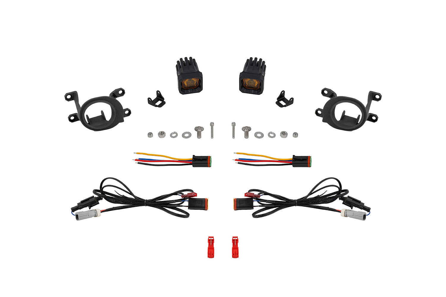 Diode Dynamics Yellow SAE Fog SSC1 Type BM LED Fog Light Kit DD8290