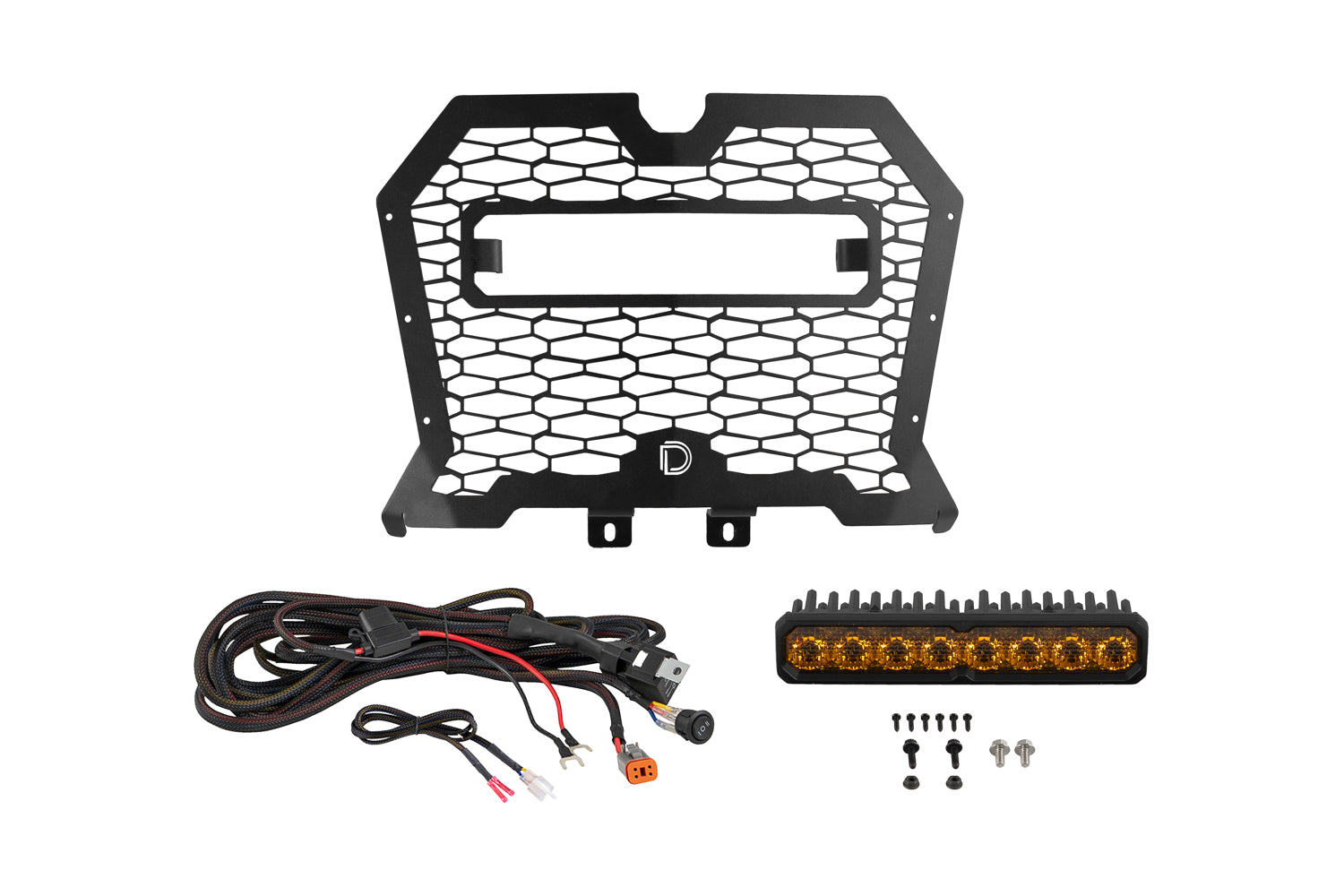 Diode Dynamics 2019-2024 Polaris RZR XP SS10 Max Yellow Combo Grille Kit DD8336