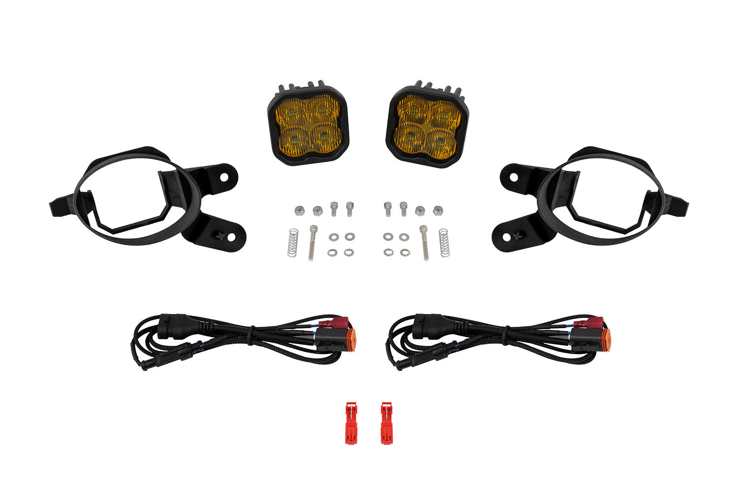 Diode Dynamics 2010-2013 Lexus IS250C SS3 3000K Pro Yellow Pair Left and Right Side SAE LED Fog Light Kit DD8360