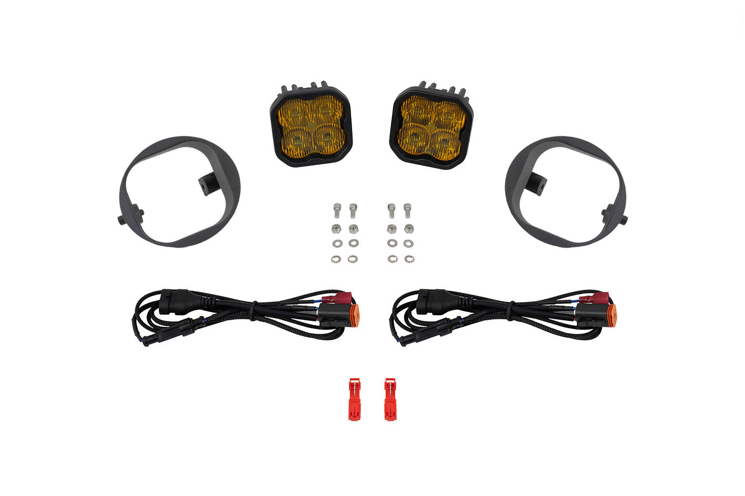 Diode Dynamics 2009-2011 Honda Element Pro Yellow SS3 SAE LED Fog Light Kit DD8370