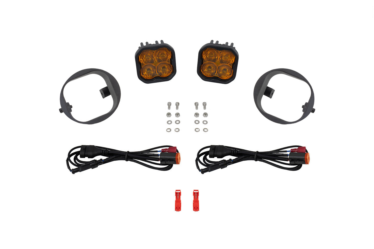 Diode Dynamics 2009-2011 Honda Element Pro Yellow SAE Fog SS3 Max LED Fog Light Kit DD8372