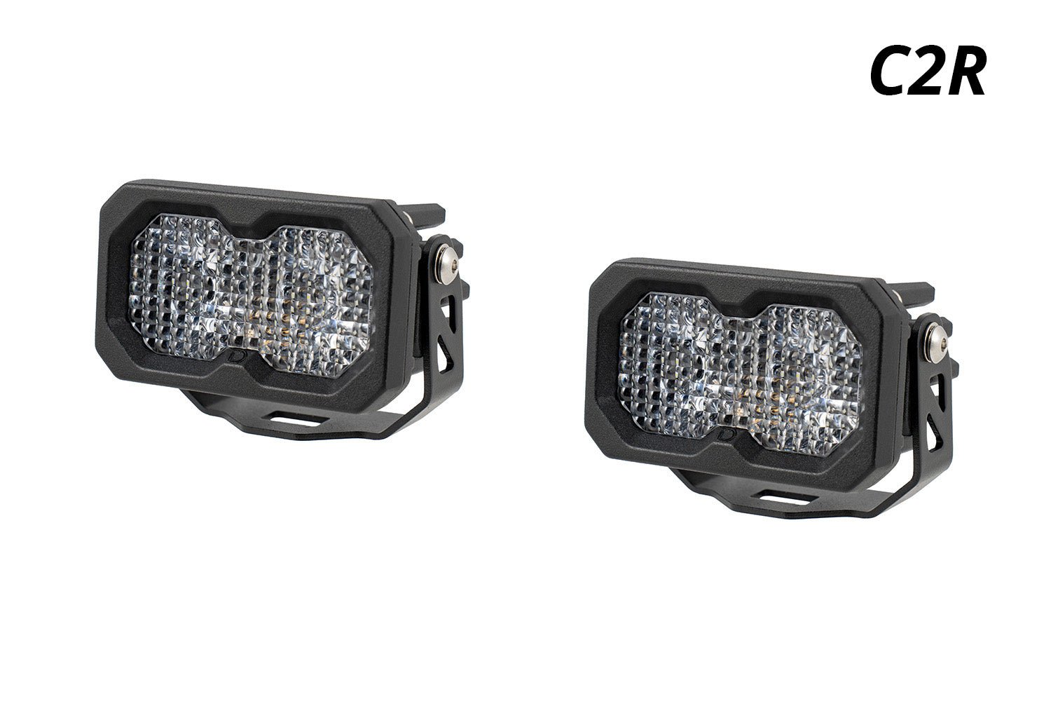 Diode Dynamics C2R White Flood Standard LED Pod pair DD8450P