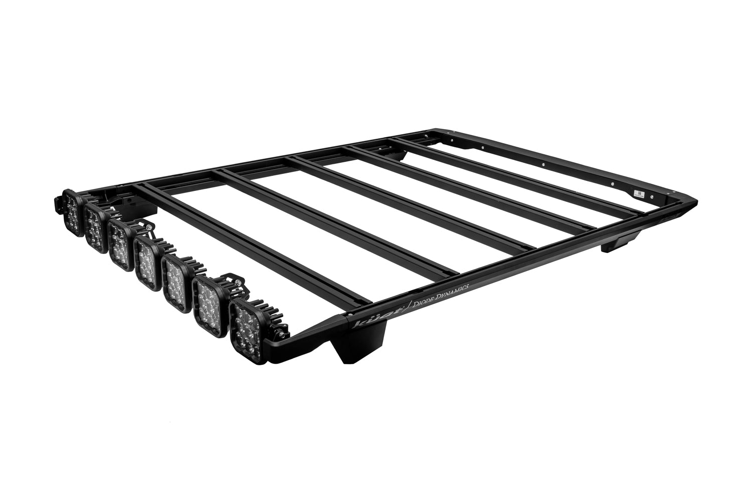 Diode Dynamics 2005-2023 Toyota Tacoma Kuat DEK Roof Rack 7-Pod SS5 Sport White Driving Light Bar DD8526