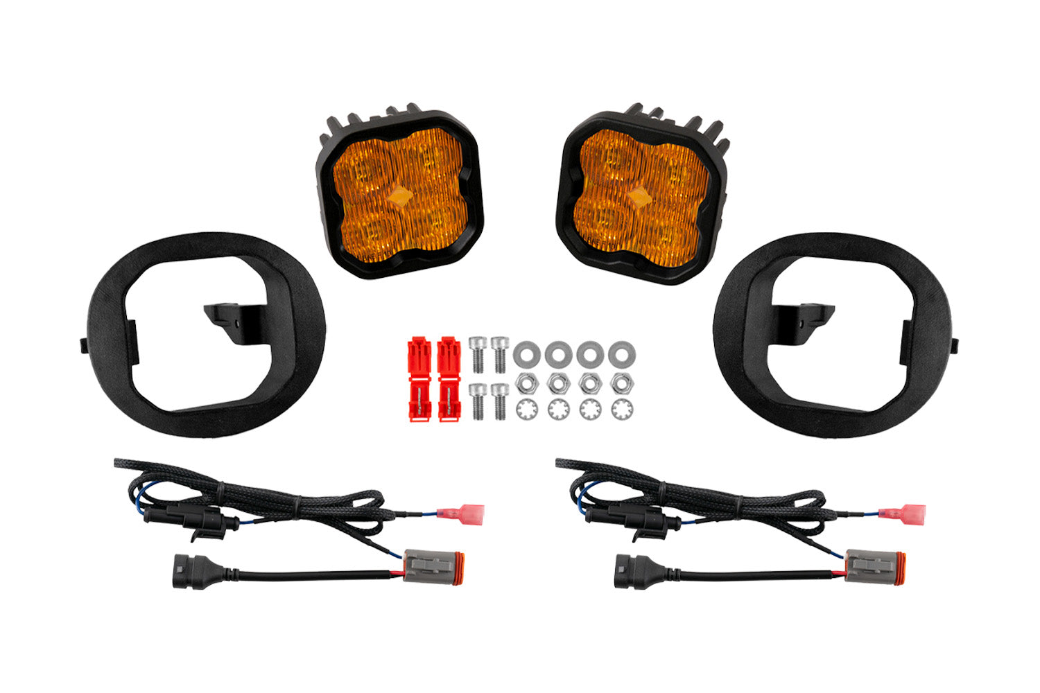 Diode Dynamics 2004-2009 Lexus ES330 Toyota 4Runner Avalon RAV4 SS3 Max Type TR Fog Light Kit ABL Yellow SAE DD8564