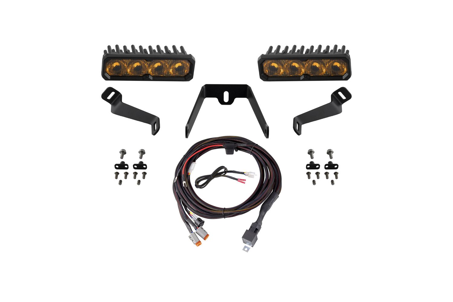 Diode Dynamics 2015-2017 Subaru WRX STi SAE DOT Sport Yellow SAE Driving LED Lightbar Kit DD8851