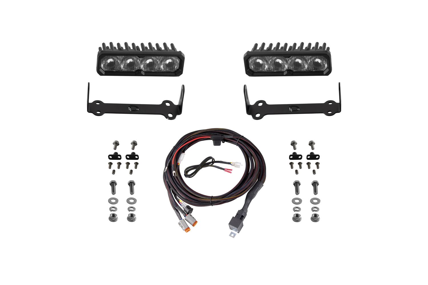Diode Dynamics 2014-2024 Toyota 4Runner SS6 Max LED Lightbar Kit White Driving DD8601