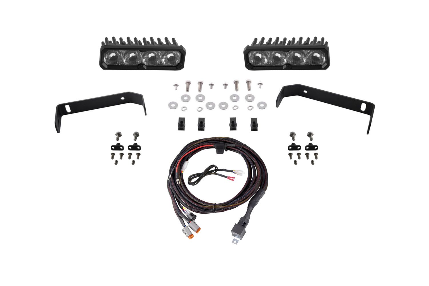 Diode Dynamics 2019-2021 Ford Ranger SS6 Max LED Lightbar Kit White Driving DD8625