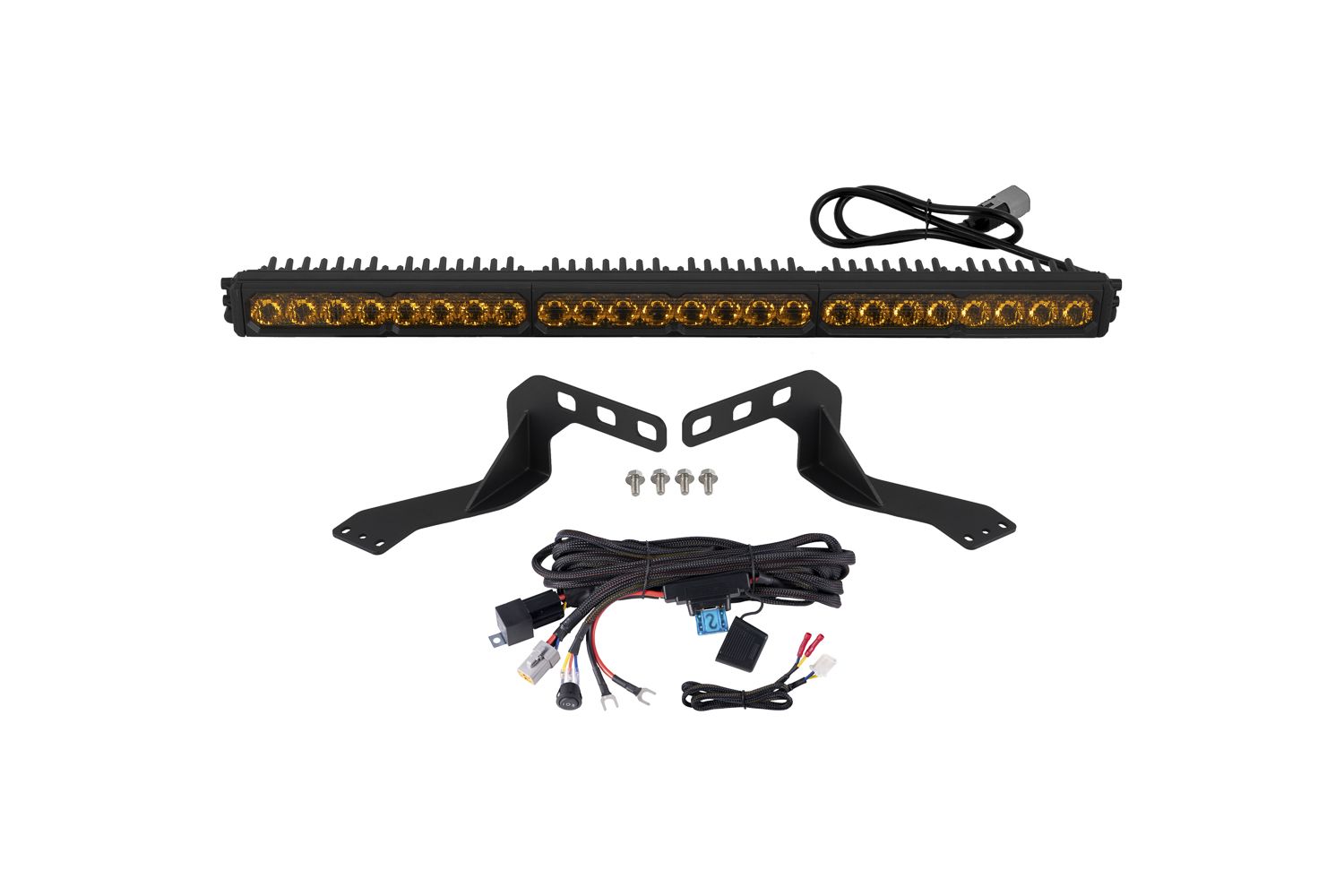 Diode Dynamics 2014-2021 Toyota Tundra SS30 Stealth 30" Pro Yellow Combo/Driving LED Lightbar Kit DD8669