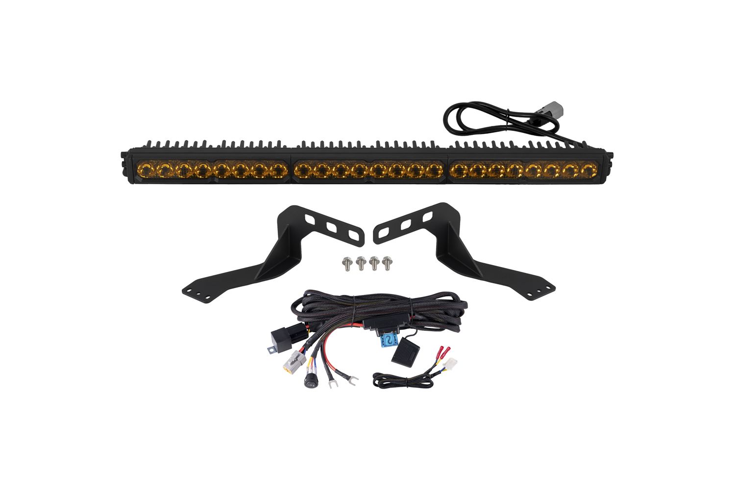 Diode Dynamics 2014-2021 Toyota Tundra SS30 Stealth 30" Pro Yellow SAE Driving LED Lightbar Kit DD8671