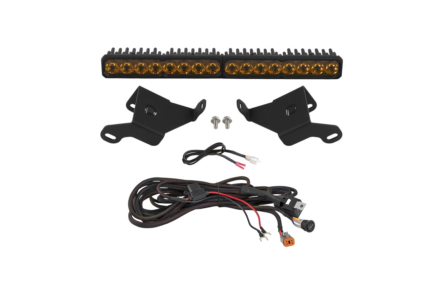 Diode Dynamics 2022-2026 Toyota Tundra Stealth SS20 Sport Yellow Driving Bumper Lightbar Kit DD8685