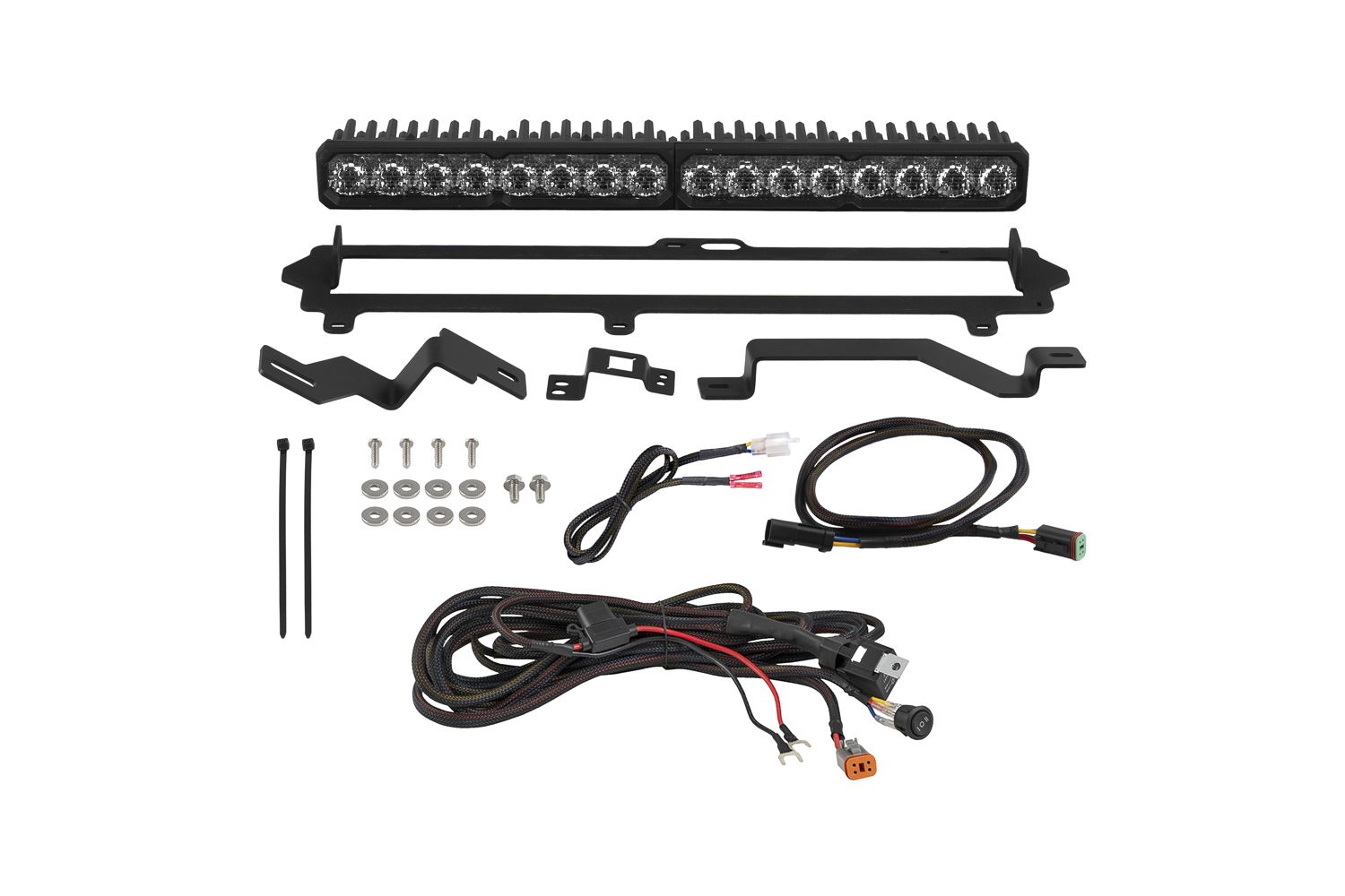 Diode Dynamics 2022-2026 Toyota Tundra Pro Grille SS20 Sport LED Lightbar Kit White Combo ABL DD8698