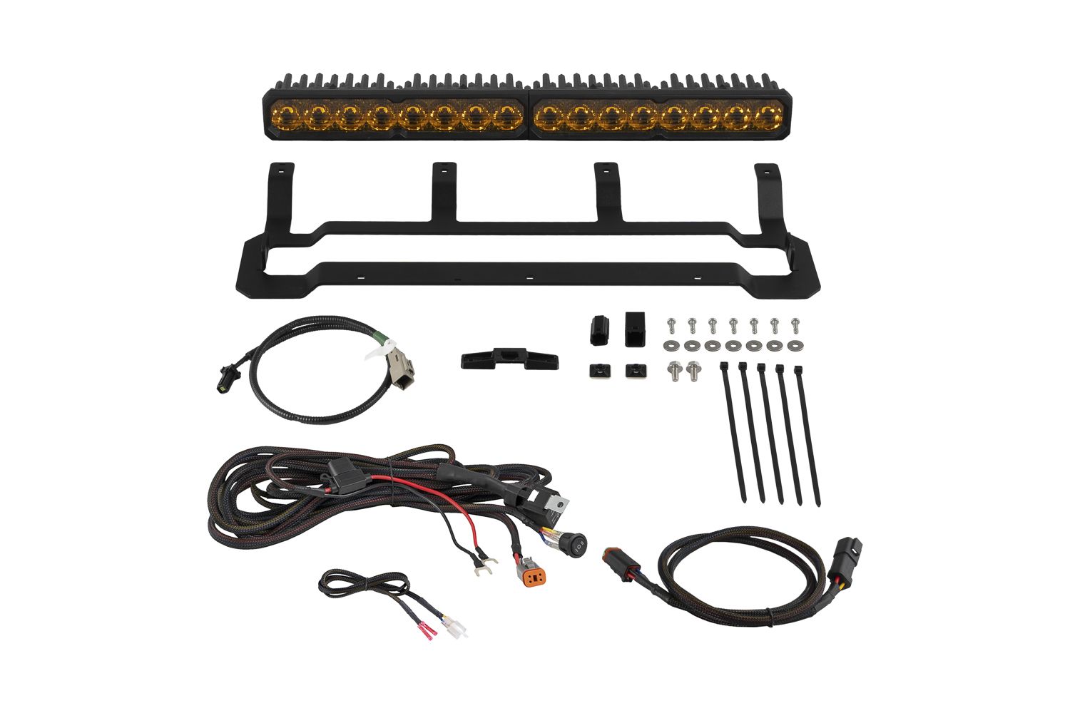 Diode Dynamics 2025-2026 Toyota 4Runner TRD Pro Grille Sport Yellow SAE Driving Lightbar Kit DD8737