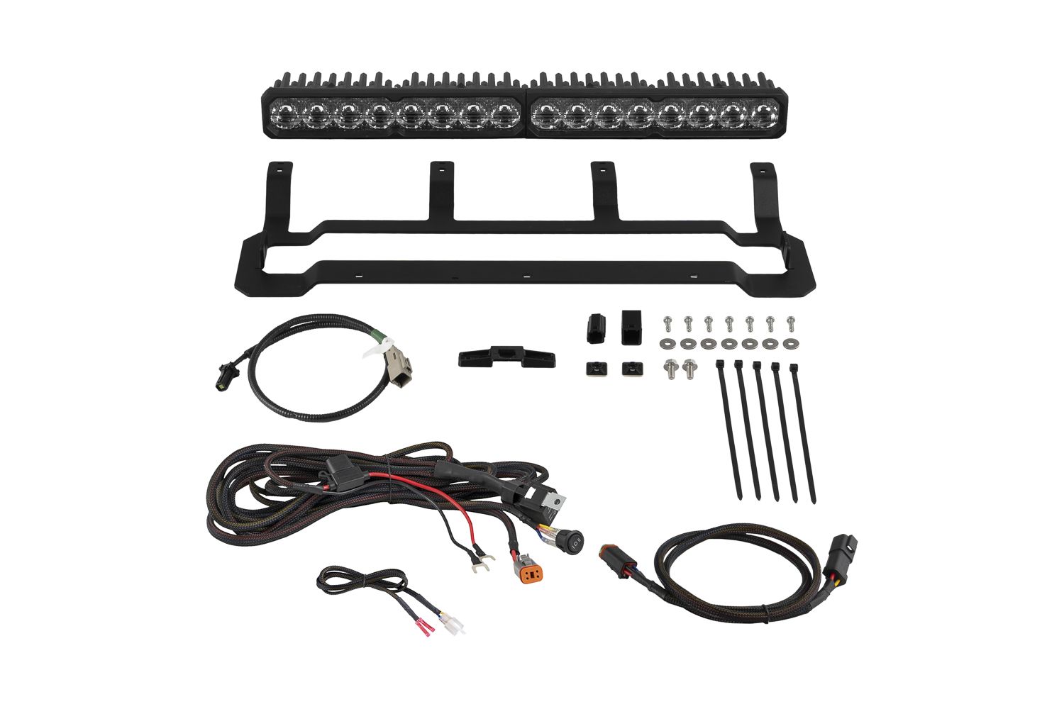 Diode Dynamics 2025-2026 Toyota 4Runner TRD Pro Grille Lightbar Kit SS20 Pro White Driving DD8738