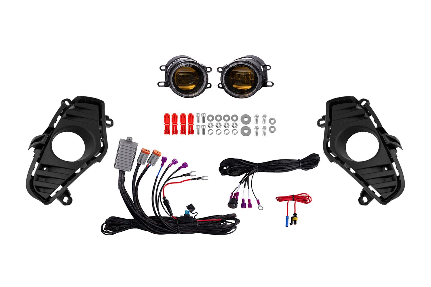 Diode Dynamics 2019-2022 Toyota RAV4 Elite Series Add-On Fog Lamp Kit Yellow DD8818