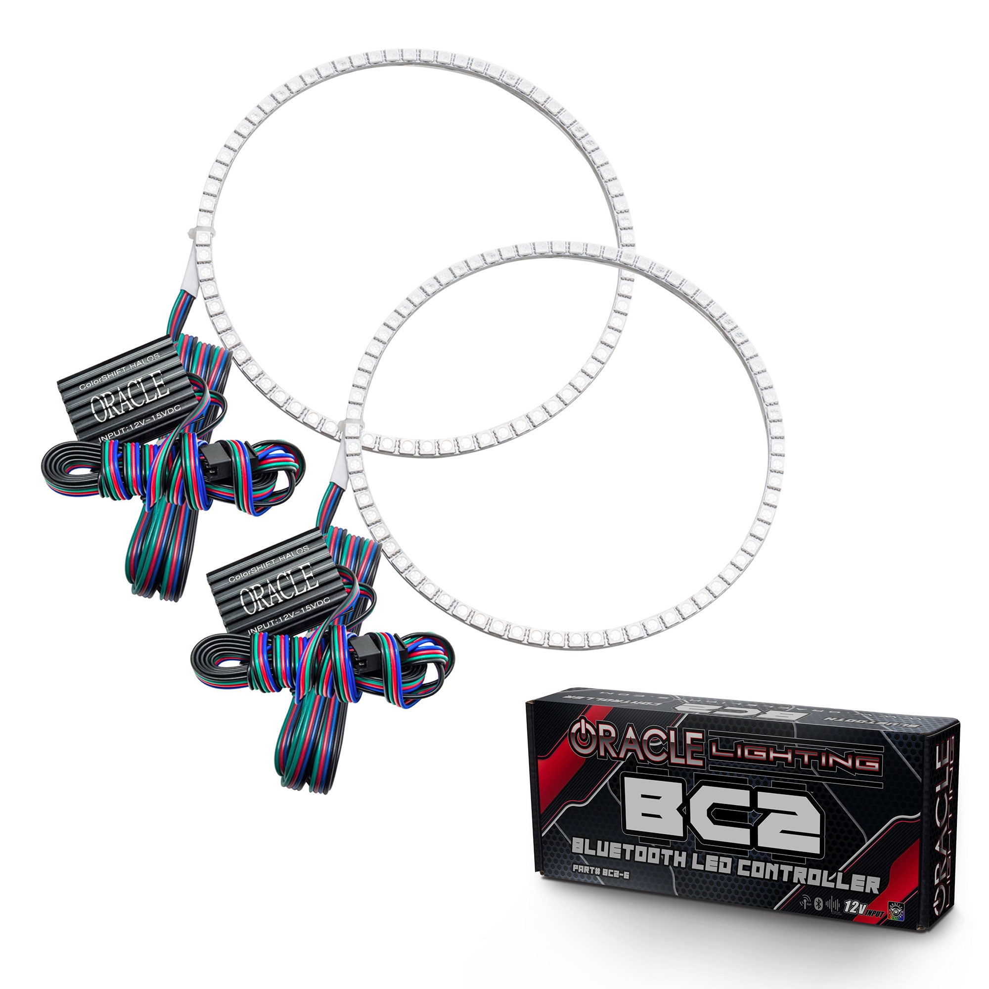 Oracle Lighting Chevrolet C10 GMC C Series LED Headlight Halo Kit ColorSHIFT With BC2 Controller 2360-335