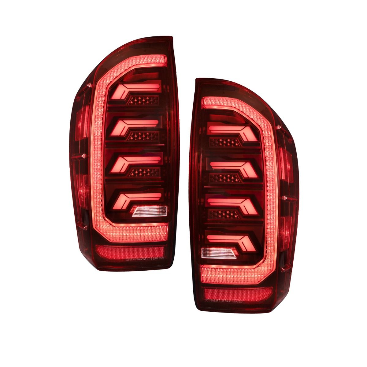 Form Lighting 2016-2023 Toyota Tacoma Red Pair LED Tail Lights FL0019