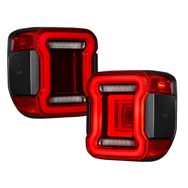 Form Lighting 2020-2026 Jeep Gladiator LED Tail Lights Red Pair FL0021 ...