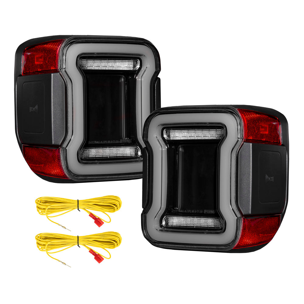 Form Lighting 2020-2026 Jeep Gladiator LED Tail Lights Smoked Pair FL0022