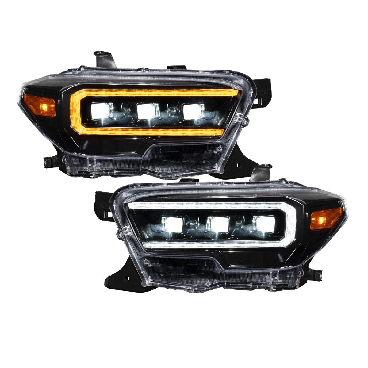 Form Lighting 2016-2023 Toyota Tacoma Sequential LED Projector Headlights Pair FL0001