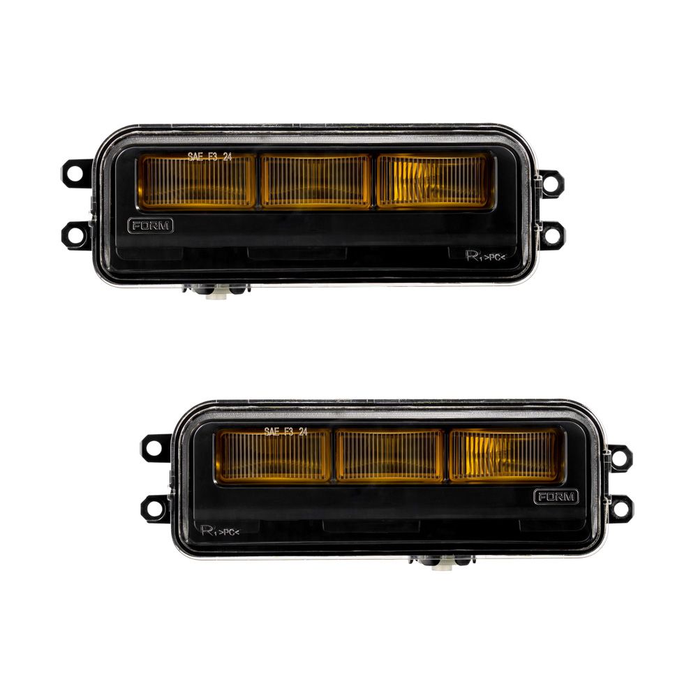 Form Lighting 2022-2026 Toyota Tacoma Tundra 4Runner Sequoia 2700K Yellow Type T3 LED Fog Lights Pair FL0083