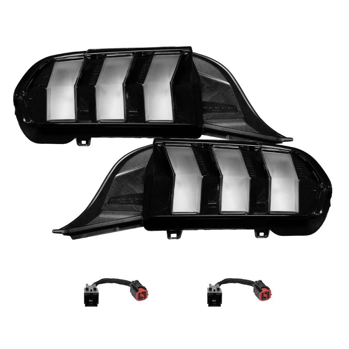 Form Lighting 2024-2025 Ford Mustang Sequential LED Tail Lights Clear Pair FL0087