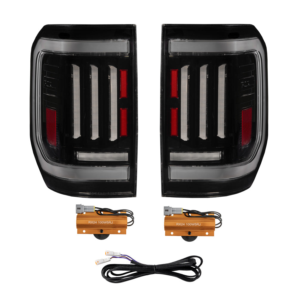 Form Lighting 2022-2025 Ford Maverick Pair LED Tail Lights Smoked FL0096