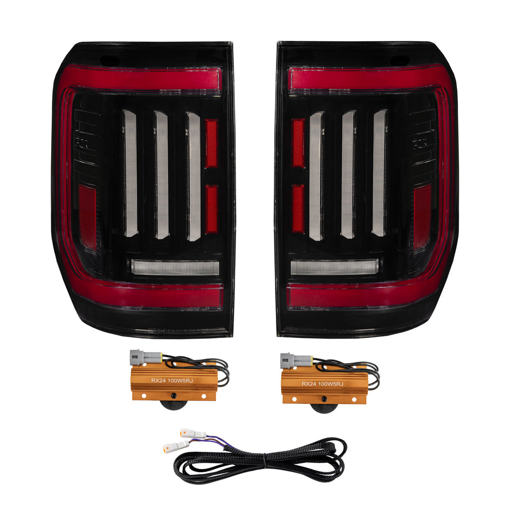 Form Lighting 2022-2025 Ford Maverick Pair LED Tail Lights Red FL0097