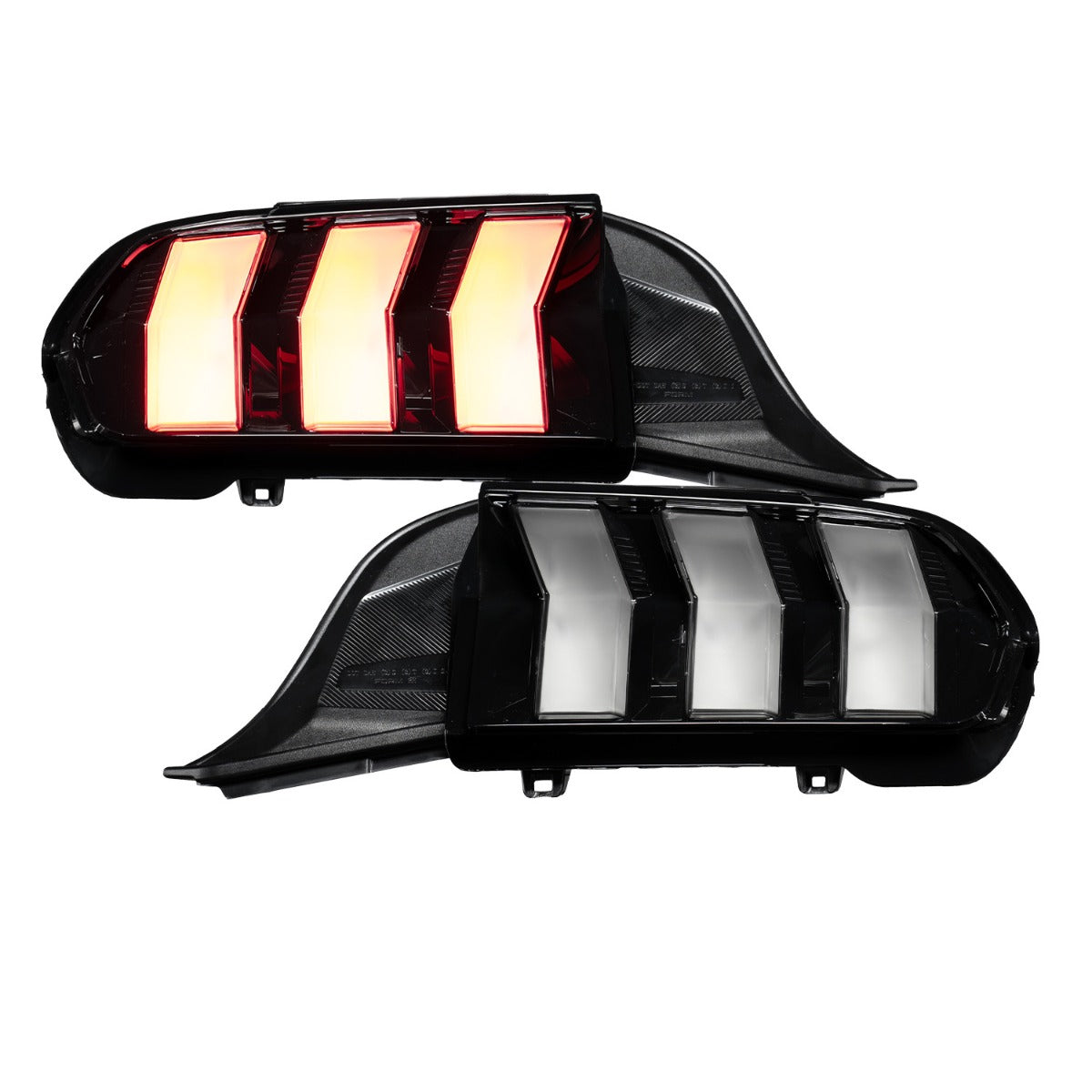 Form Lighting 2024-2025 Ford Mustang Sequential LED Tail Lights Red Pair FL0089