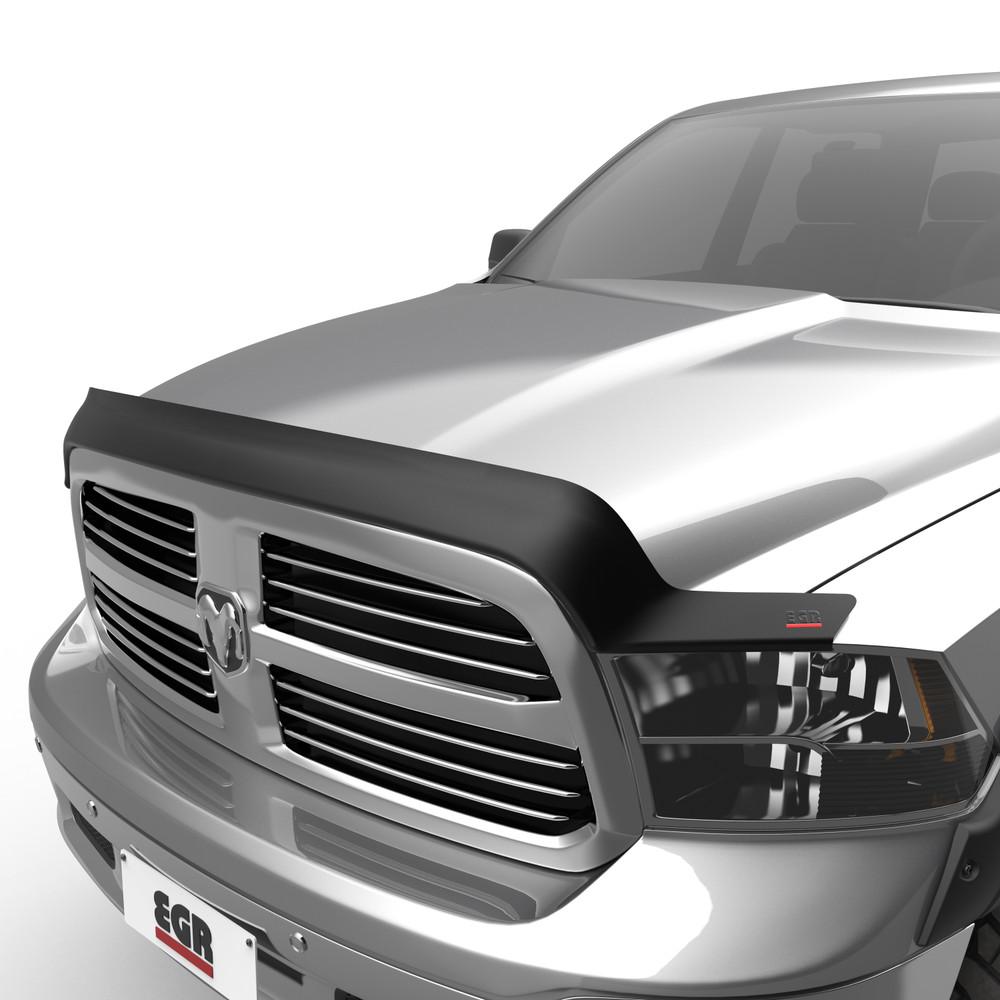 EGR 2009-2024 Dodge Ram 1500 Ram 1500 Classic Superguard Hood Guard Matte Black Finish 302655