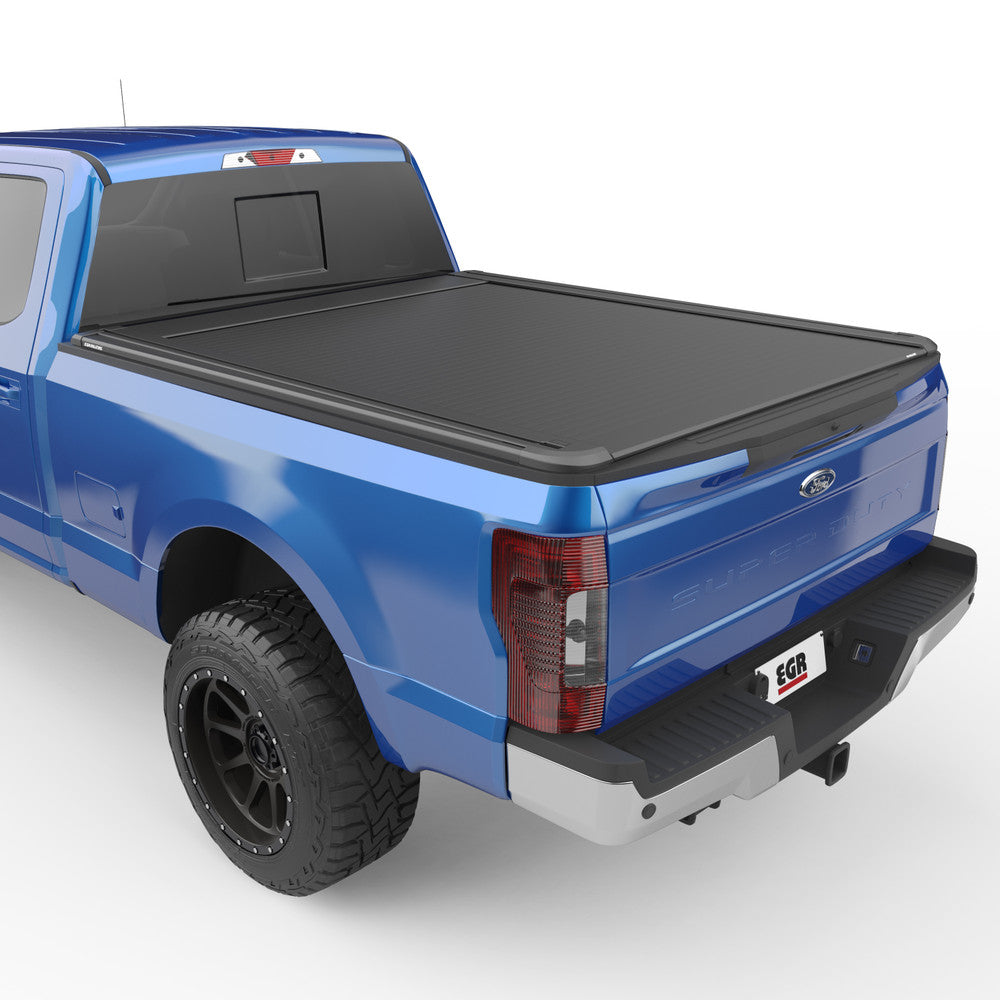 EGR 2017-2024 Ford F-250 F-350 Super Duty 6' 8" Bed Length RollTrac Electric Retractable Bed Covers RT040031E
