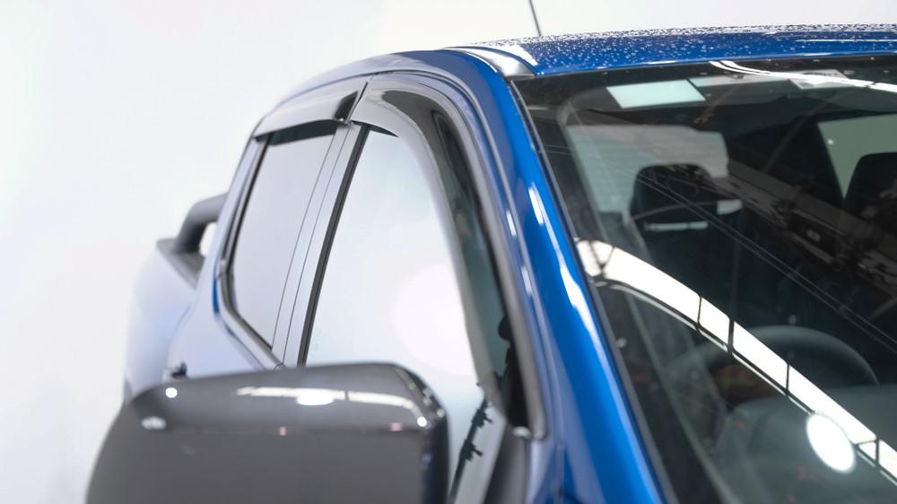 EGR 2024-2026 Ford Ranger Tape-On Smoke Finish Window Visors 643601