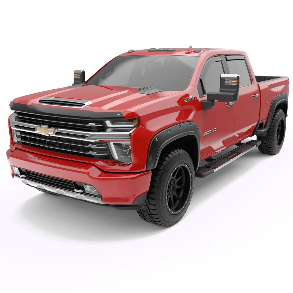 EGR 2020-2024 Chevrolet Silverado 2500 3500 HD Superguard Hood Guard Matte Black Finish 301885