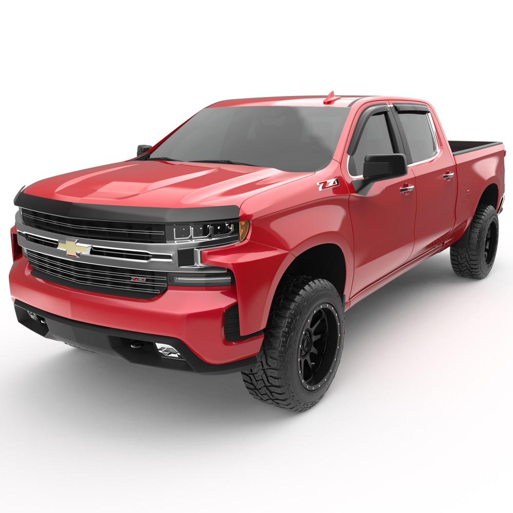 EGR 2019-2024 Chevrolet Silverado 1500 Superguard Hood Guard Smoke Finish 301691