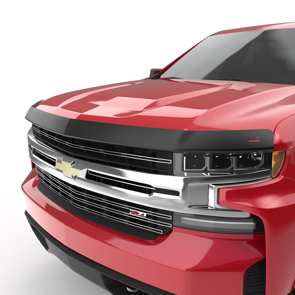 EGR 2019-2024 Chevrolet Silverado 1500 Custom LT WT LTZ High Country SSV RST Superguard Hood Guard Matte Black Finish 301695
