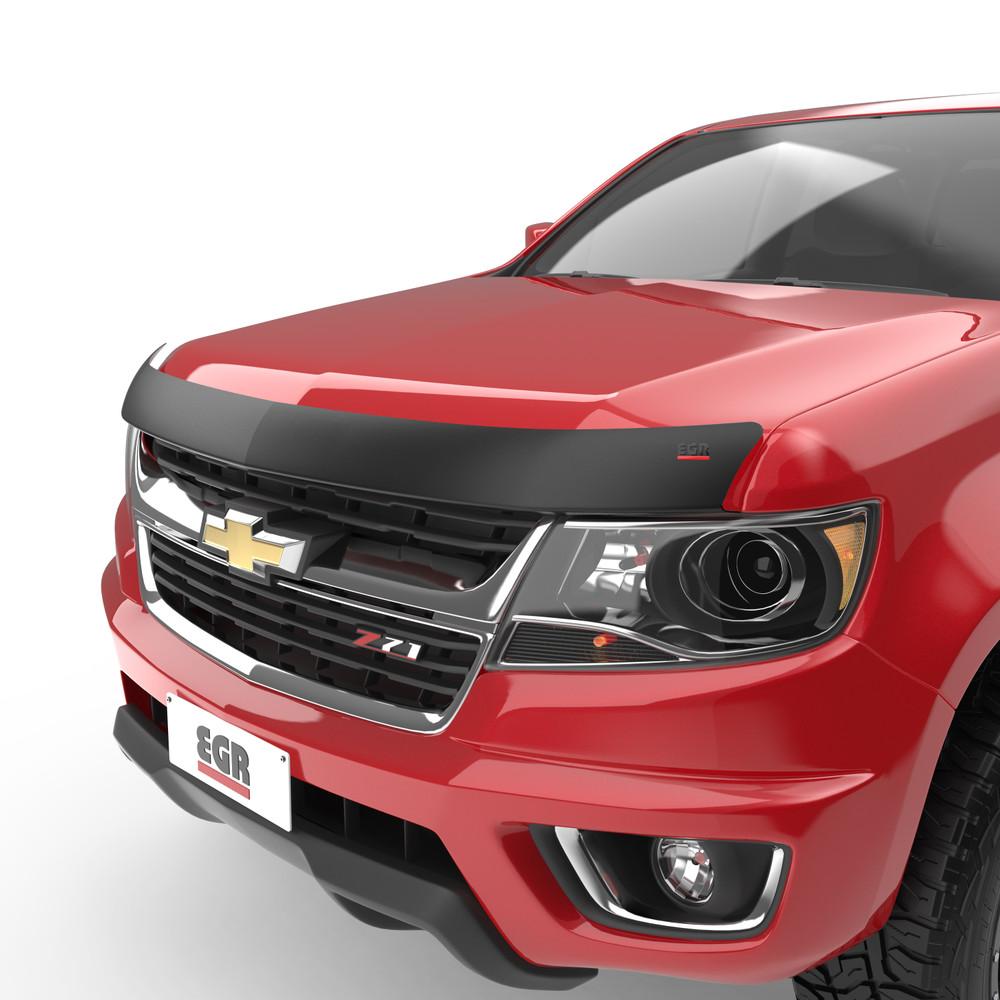 EGR 2015-2022 Chevrolet Colorado LT Z71 WT ZR2 Superguard Hood Guard Matte Black Finish 301395