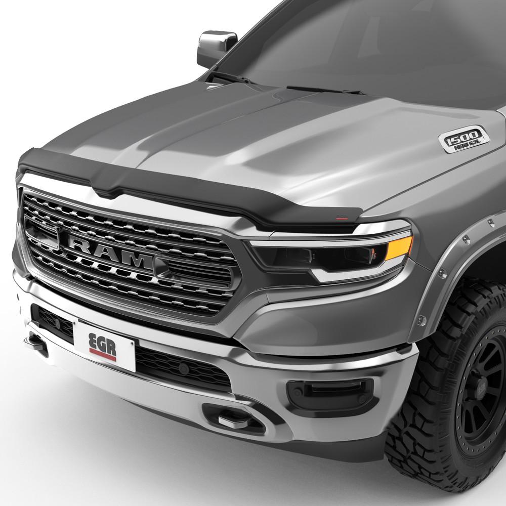 EGR 2019-2024 Dodge Ram 1500 Superguard Hood Guard Matte Black Finish 302955